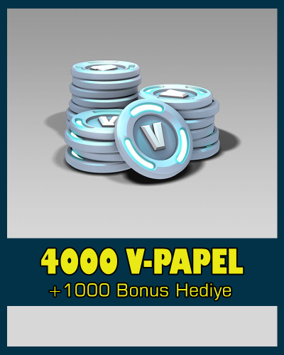 4.000 Vpapel + 1.000 Bonus