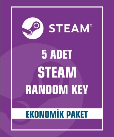 5 Adet Steam Random Key